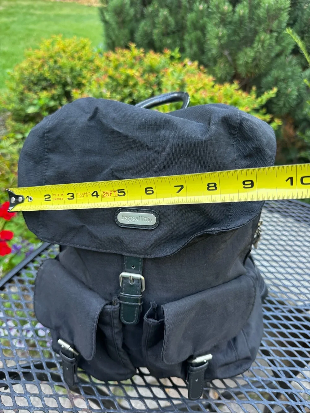 Baggallini black canvas